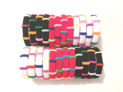 

window shop hair rubber band in Hair Accessories printed rubber band Hair Band(Multicolor)