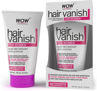 

WOW Skin Science WOW Hair Vanish For Women - No Parabens & Mineral Oil (100ml) Cream(100 ml)