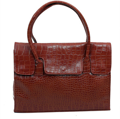 

The Tote Shope Hand-held Bag(Brown)