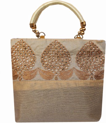 

Milan's creation Hand-held Bag(Beige)