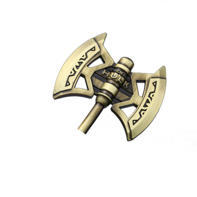 

Techpro Avengers Superhero Golden Colour Hulk Axe Design Key Chain
