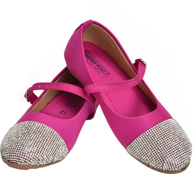 

Leatherwood1 Girls Slip on Ballerinas(Pink