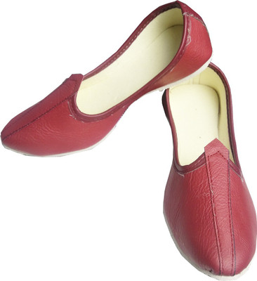 

Harshvardhanmart Girls Slip on Jutis(Red