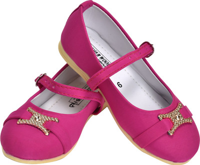 

Leatherwood1 Girls Slip on Ballerinas(Pink