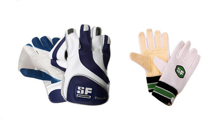 

SF TRIMPUH WICKET KEEPING GLOVES AND CHAI Cricket Kit
