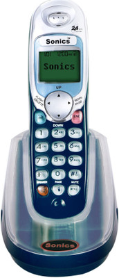 

Sonics SS-717CL-BLUE Cordless Landline Phone(Blue)