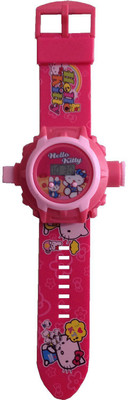 

Happiesta Hello Kitty Omniverse Watch and Projector for Kids(Pink)