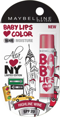 

Maybelline Alia Loves NY Lip Balm Highline Wine(Pack of: 1, 4 g)