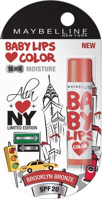 

Maybelline Alia Loves NY Lip Balm Brooklyn Bronze(Pack of: 1, 4 g)