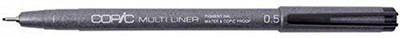 

Copic Multiliner Black 0.5 (Set of 2)(Set of 1, Black)
