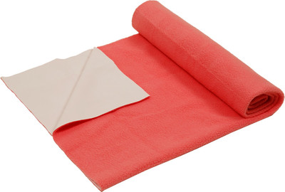 

JAZE BABY 0 TC Polycotton Single Plain Bedsheet(Pack of 1, Orange)