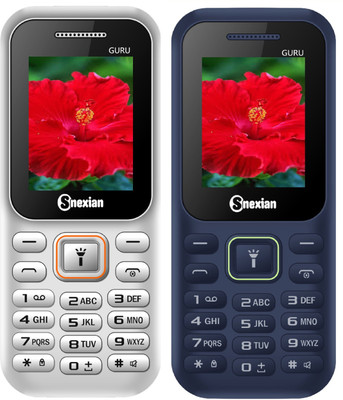 

Snexian Guru 310 Combo of Two Mobiles(White & Blue)