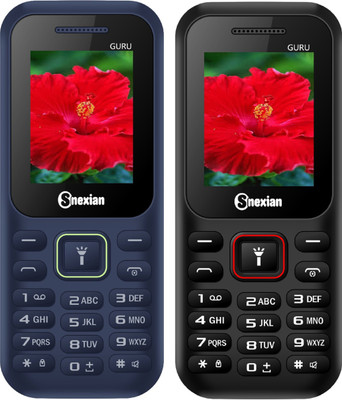 

Snexian Guru 310 Combo of Two Mobiles(Blue & Black)