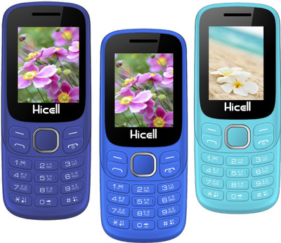 

Hicell C9 Metro Pack of Three Mobiles(Dark Blue & Black)