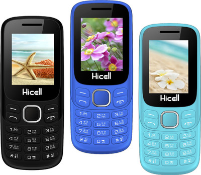 

Hicell C9 Metro Pack of Three Mobiles(Black & Dark Grey)