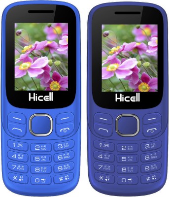 

Hicell C9 Metro Combo of Two Mobiles(Navy Blue & Black, Dark Blue & Black)