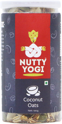 

Nutty Yogi Coconut Oats Assorted Nuts(100 g, Plastic Bottle)