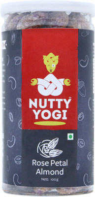 

Nutty Yogi Rose Petal Almonds(100 g, Plastic Bottle)