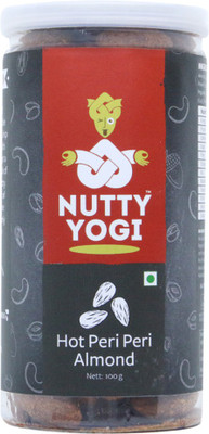 

Nutty Yogi Hot Peri Peri Almonds(100 g, Plastic Bottle)