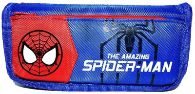 

deli SAPARA spiderman Art Canvas Pencil Box(Set of 1, Blue)