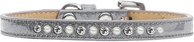 

Mirage Pet Products Dog Everyday Collar(, Silver