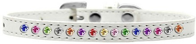 Mirage Pet Products Dog Everyday Collar(, White