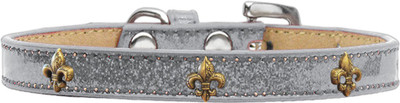 Mirage Pet Products Dog Everyday Collar(, Silver