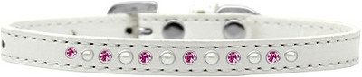 

Mirage Pet Products Dog Everyday Collar(, White