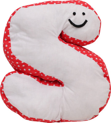 Creative Textiles Polyester Fibre Polka Cushion Pack of 1(Red)