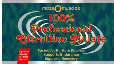 

Massomuscles 100% Professional Citrulline Malate for Enhanced Energy Endurance,Recovery & Muscle Repair EAA (Essential Amino Acids)(300 g, Unflavored)