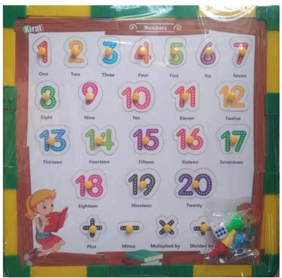 

SHRIBOSSJI Kirat 2 in 1 Wooden Numbers 1 To 20 Puzzle with Snake and Ladders (Dice and Token Included)(24 Pieces)