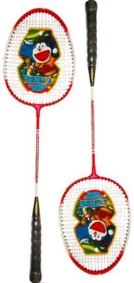 

Prime Sports Small Badminton Racket Set of 2 with 1 Shuttle - Ideal For Kids between 3 to 6 years - Multicolor Strung Badminton Racquet(G4 - 3.25 Inches, 100 g)
