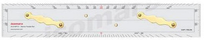 

Isomars Marine / Nautical Paraller Bar - Professional 18" Ruler(Clear)