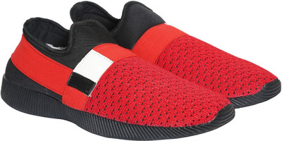 

SAPIENCE Slip On Sneakers For Men(Red, Black