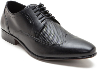 

Red Tape Leather Formal Derby For Men(Black