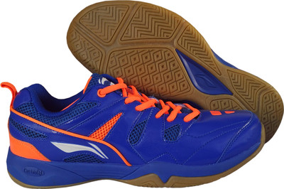 

Li-Ning Alpha Non-Marking Badminton Shoes For Men(Blue, Orange