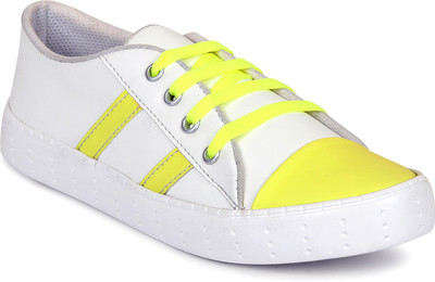 Zapatoz COLOUR CHANGING SHOES Sneakers For Women(Yellow, White
