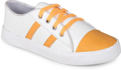 

Zapatoz COLOUR CHANGING SHOES Sneakers For Women(Orange, White