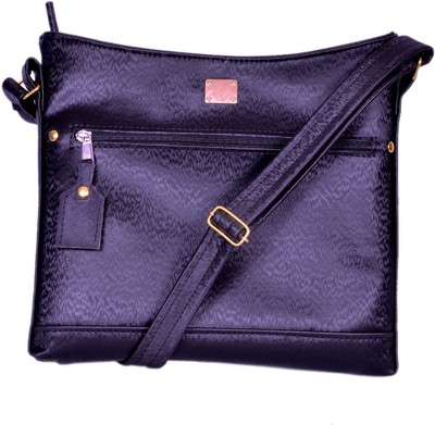 

aatoot Girls Black PU Sling Bag