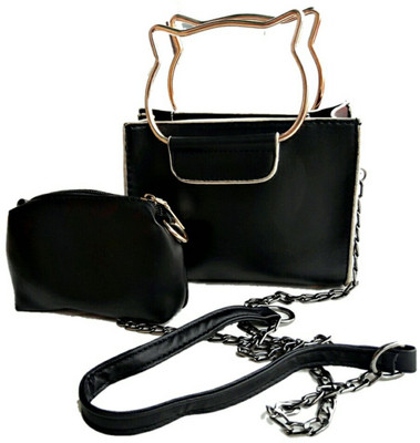 

Royal Girls Black Silicon Sling Bag