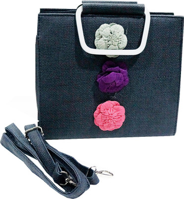 

Lelys Women Grey Canvas Shoulder Bag