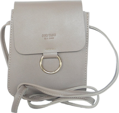 Lelys Women Grey PU Sling Bag