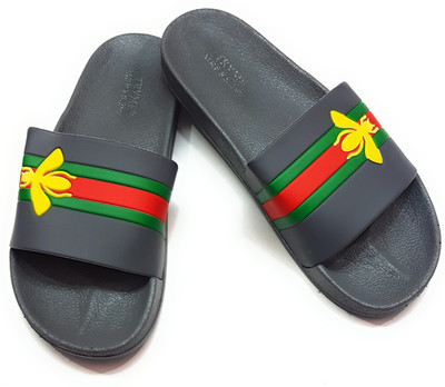

Angel Fashion Angel Fashion Gcci-Bee Slipper for Men Slides, Grey