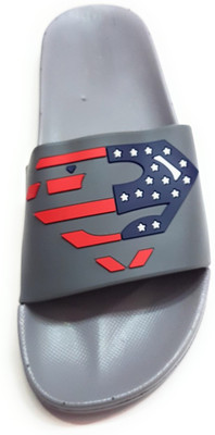 

Angel Fashion Angel Fashion Superman Slipper for Men Slides, Grey