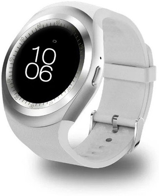 

MOBILZA Compatible Ginee S Plus smartwatch Bluetooth y1 smart watch wristwatch phone high quality calling touchscreen multi-language activity trackers fitness band featurecamera tf micro sd card slot White Smartwatch(White Strap Free Size)