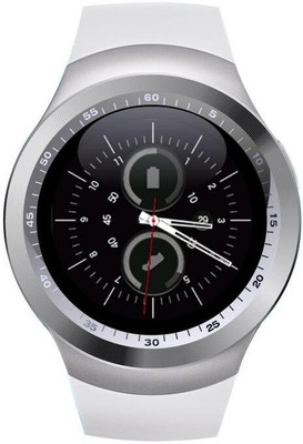 

MOBILZA Compatible Ginee S6 Pro smartwatch Bluetooth y1 smart watch wristwatch phone high quality calling touchscreen multi-language activity trackers fitness band featurecamera tf micro sd card slot White Smartwatch(White Strap Free Size)