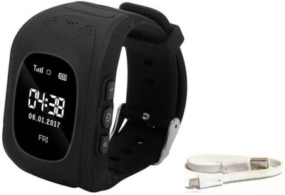 

Benison India ™Kids Tracker Smart Wrist Watch with GPS And GSM System Black Smartwatch(Black Strap Free Size)