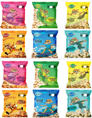 

Fitminis Roasted Mix Flavoured Fox Nuts(360 g, Pack of 12)