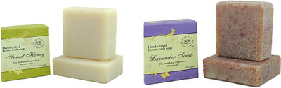 

SOS Organics Forest Honey with Lavender Scrub Soap (Pack of 2 each)(400 g, Pack of 2)