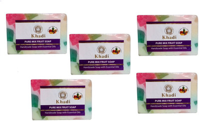 

Khadi Mix Fruit Soap(125 g, Pack of 5)